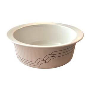 RARE Classic Elegance by Corning Deco Blue Stripe Casserole Dish